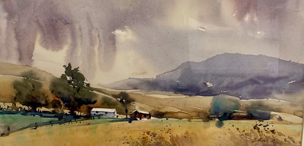 Claire Forbes| Banks Peninsula|watercolour | McAtamney Gallery and Design Store | Geraldine NZ